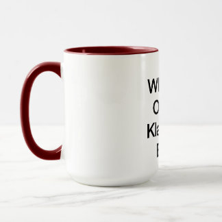 Mug WOKE : Tout ce qui offense facilement les klansmen
