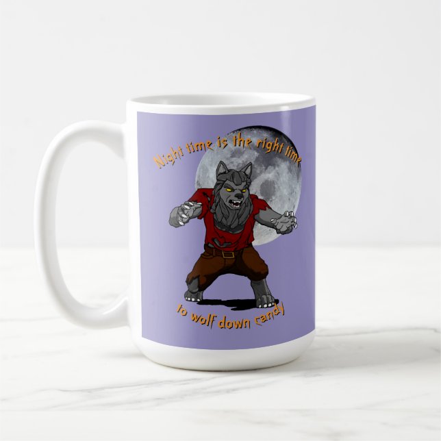 Mug Wolf - Bouton de loup-garou (Gauche)