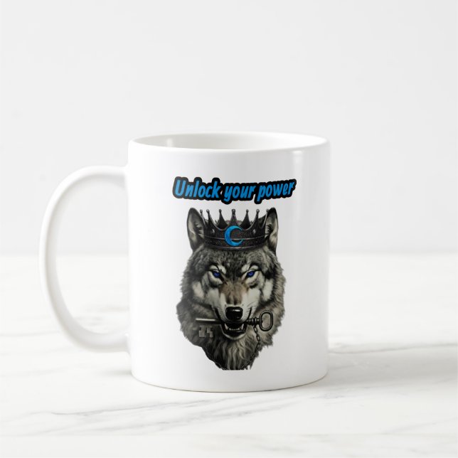 Mug wolf king unlock your power (Gauche)