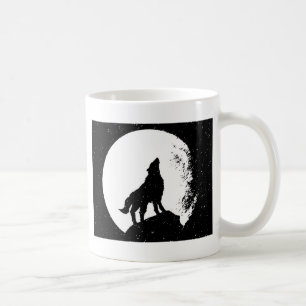 Mug Wolf & Moon Silhoutte