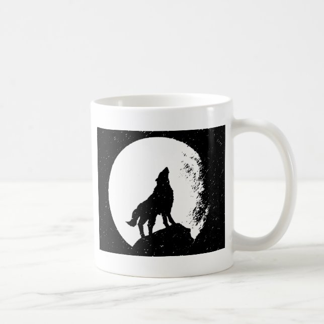 Mug Wolf & Moon Silhoutte (Droite)