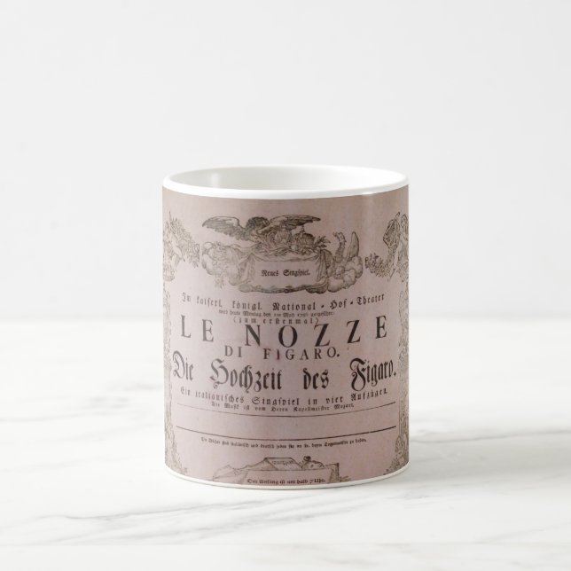 Mug Wolfgang Amadeus Mozart Oper Le nozze di Figaro (Centre)