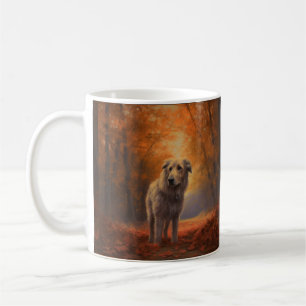 Mug Wolfhound à l'automne Leaves automne Inspire