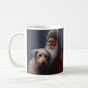 Mug Wolfhound avec Noël Festif du Père Noël