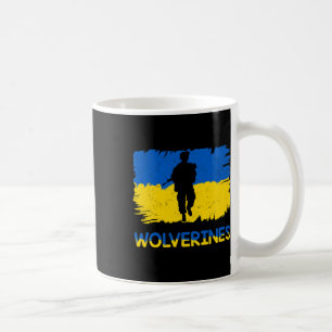 Mug Wolverines soutiennent l'Ukraine Soutenez l'Ukrain