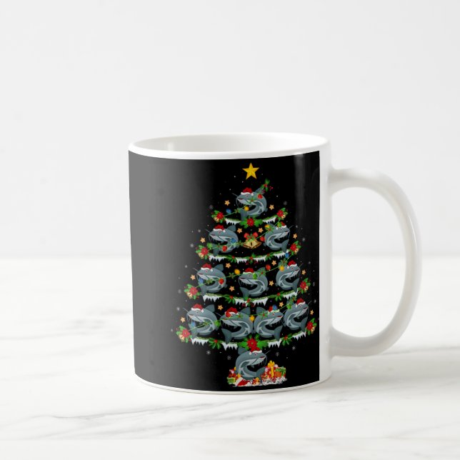 Mug Womens Catfish Xmas Lights Santa Catfish Christmas (Droite)