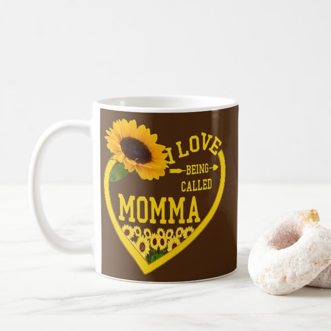 Mug Womens I love being called Momma Mothers Day (Avec donut)