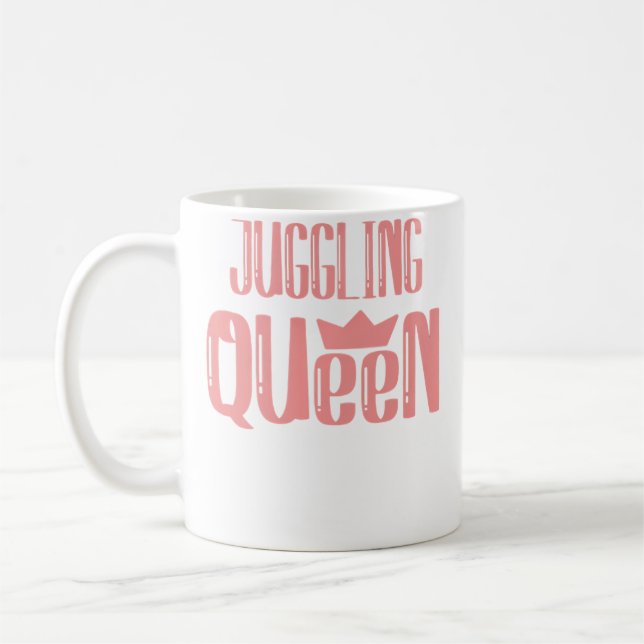 Mug Womens Juggling Queen (Gauche)