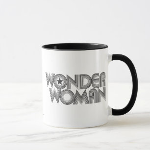 Mug Wonder Woman B&W Logo 3