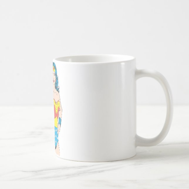 Mug Wonder Woman | Pose Vintage avec Lasso (Droite)