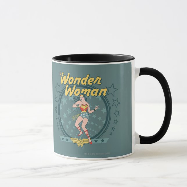 Mug Wonder Woman Stress Design (Droite)