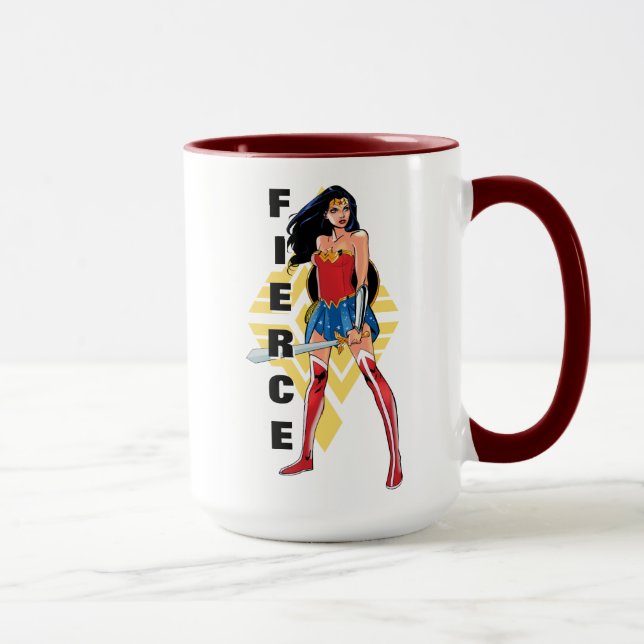Mug Wonder Woman with Sword - Fierce (Droite)
