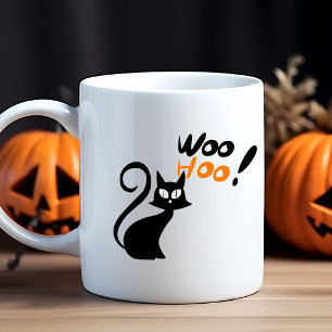 Mug Woo Hoo! Chat Noir Halloween