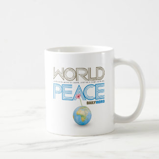 Mug WORD® QUOTIDIEN "paix du monde"