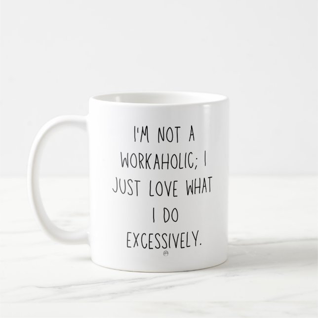 Mug Workaholic (Gauche)