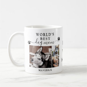 Mug Worlds Best Dog Maman Paw Prints Monogram 3 Photo