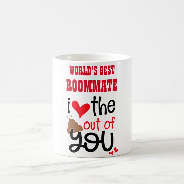 Mug Worlds Best ROOMMATE - Aimez la piscine de vous MU (Centre)