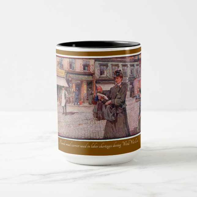 Mug "WW1 Female Mail Carrier" (Centre)