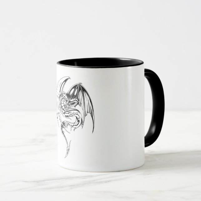 Mug Wyvern Dragon Sont Des Créatures Mythiques Imagina (Devant droit)