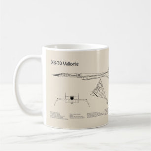 Mug XB-70 Valkyrie - Plan directeur de l'avion SD