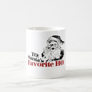 Mug XMAS Santas Favorite HO