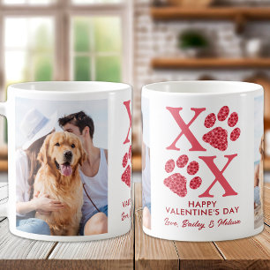 Mug XOXO Cute Pet Dog 2 Photo Valentines Day