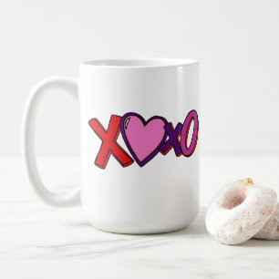 Mug XOXO, mug de la Saint-Valentin, cadeau de mug