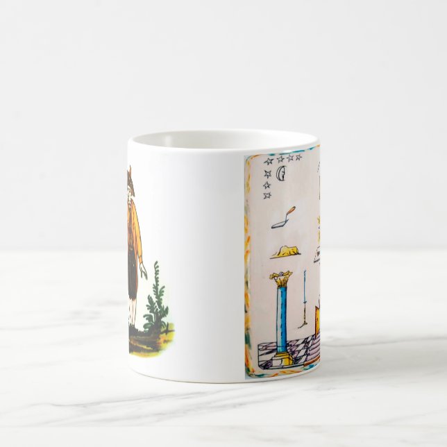Mug XVIIIème siècle bleu néerlandais maçonnique de (Centre)