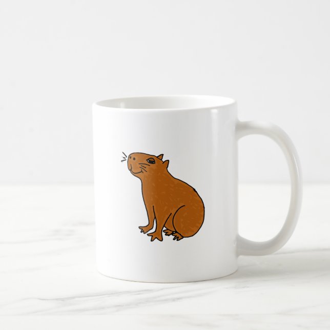 Mug XX art de Capybara (Droite)