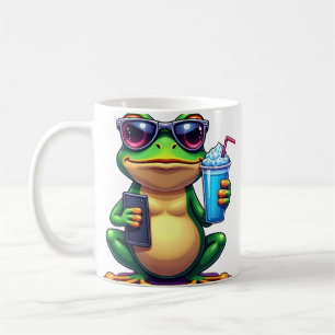 Mug Y2K Grenouille Tropicale Téléphone à Bascule Grump