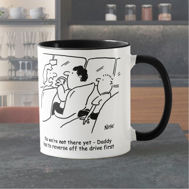 Mug Y sommes-nous déjà ? Enfant ennuyé dans la voiture (Créateur téléchargé)