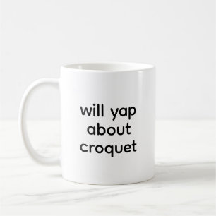 Mug Yap va faire à propos de l'amateur de croquet drôl