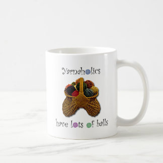 Mug Yarnaholics ont un bon nombre de boules
