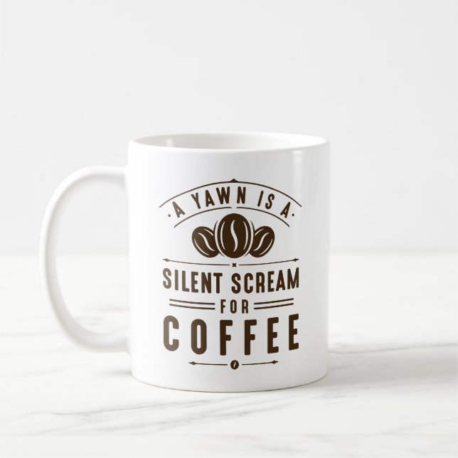 Mug Yawn café (Gauche)