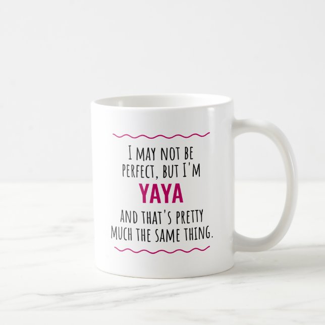 Mug Yaya Grec Grand-mère Grèce Grand-mère Cadeau (Droite)