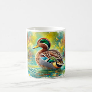 Mug Yellowbilled teal 050824AREF143 - Watercolor