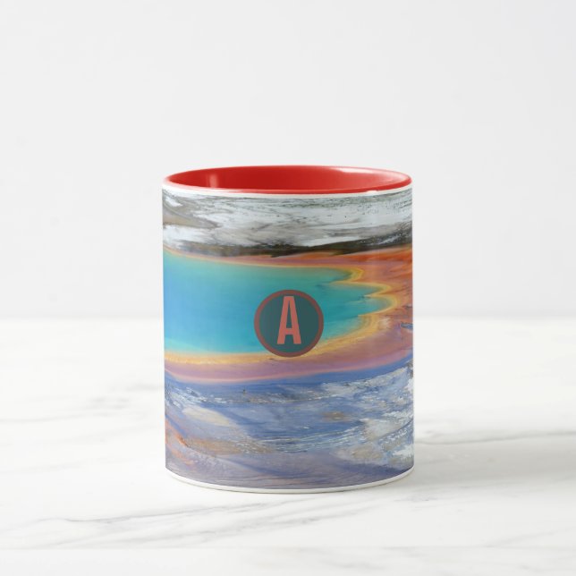 Mug Yellowstone Grand Prismatic Hot Spring - Personnal (Centre)