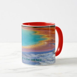 Mug Yellowstone Grand Prismatic Hot Spring - Personnal