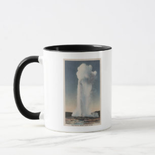 Mug Yellowstone, WYView de l'Éruptement de la Vielle F
