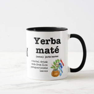 Mug YERBA MATE Définition Monogramme