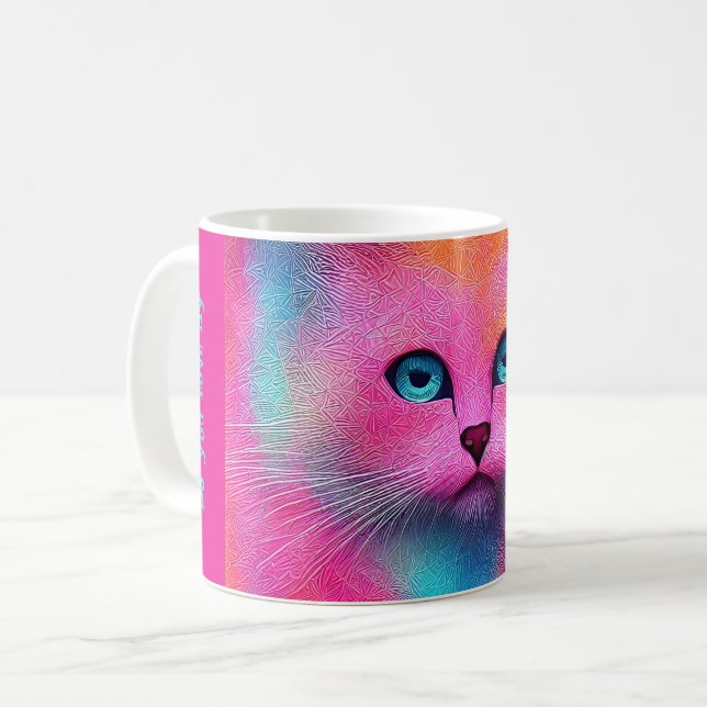 Mug Yeux bleus de "Pixie"  (Devant gauche)