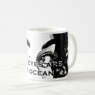 Mug Yeux romantiques d'Art Pop : "Vos yeux sont l'océa