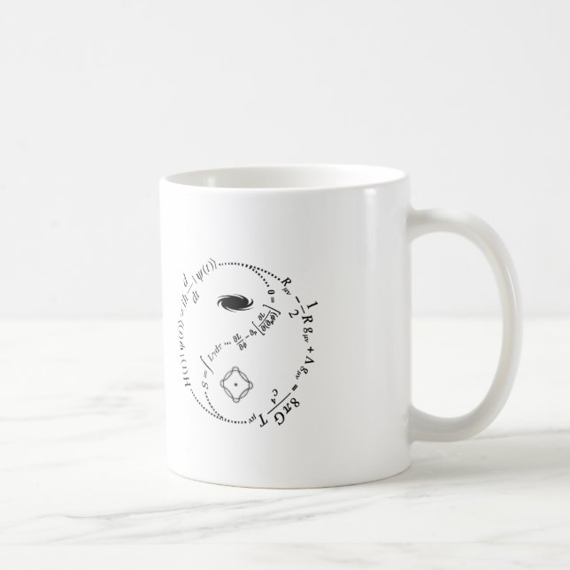 Mug Yin Yang de la physique [LUMIÈRE] (Droite)