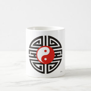 Mug Yin Yang Yantra Tattoo