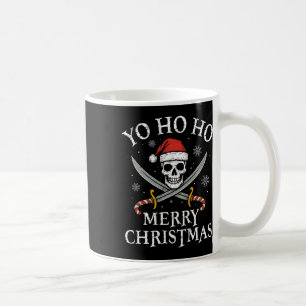 Mug Yo Ho Ho Joyeux Noël Vacances Chapeau de Pirate Pè