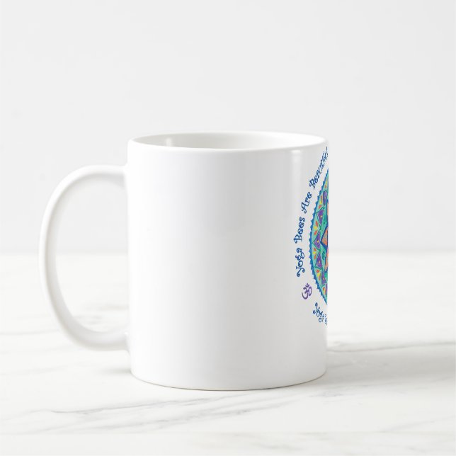 Mug Yoga Bees Om Mandala (Gauche)