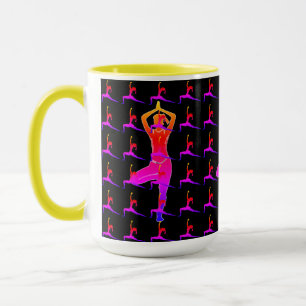 Mug Yoga coloré