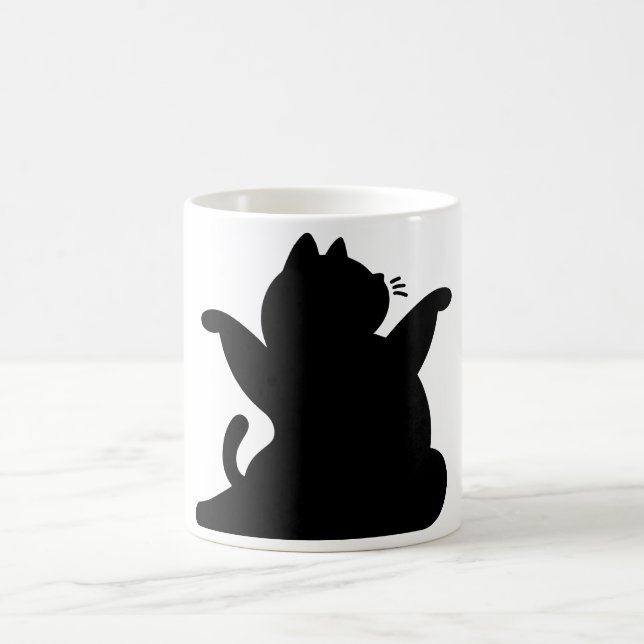 Mug *Yoga de chat #8 Art numérique (Centre)