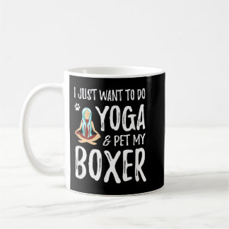 Mug Yoga et boîte pour Funny Chien Maman Idée cadeau
