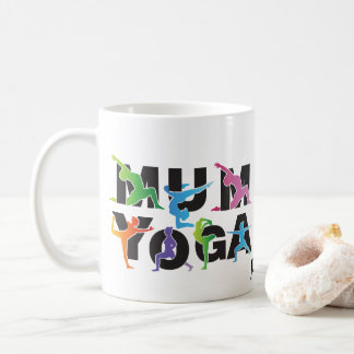 Mug Yoga Maman Méditation Hobby Mère Mignonne Maman
